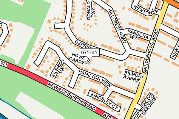 G71 6LY map - OS OpenMap – Local (Ordnance Survey) G71 6LY map - OS OpenMap – Local (Ordnance Survey)