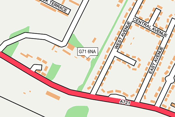 G71 6NA map - OS OpenMap – Local (Ordnance Survey) G71 6NA map - OS OpenMap – Local (Ordnance Survey)