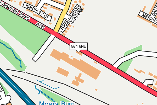 G71 6NE map - OS OpenMap – Local (Ordnance Survey) G71 6NE map - OS OpenMap – Local (Ordnance Survey)