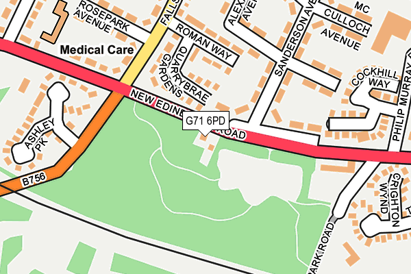 G71 6PD map - OS OpenMap – Local (Ordnance Survey) G71 6PD map - OS OpenMap – Local (Ordnance Survey)