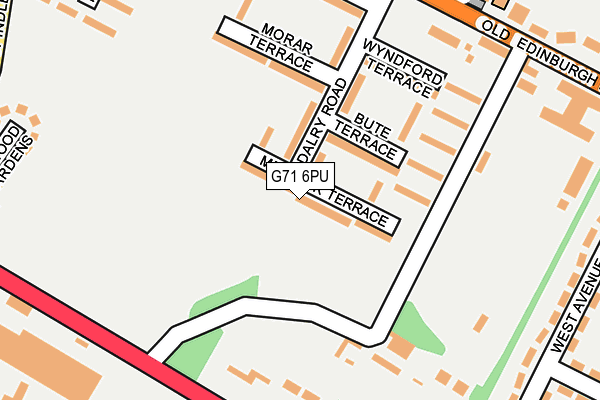 G71 6PU map - OS OpenMap – Local (Ordnance Survey) G71 6PU map - OS OpenMap – Local (Ordnance Survey)