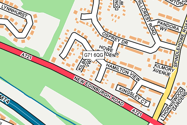 G71 6QG map - OS OpenMap – Local (Ordnance Survey) G71 6QG map - OS OpenMap – Local (Ordnance Survey)