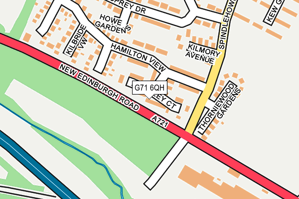 G71 6QH map - OS OpenMap – Local (Ordnance Survey) G71 6QH map - OS OpenMap – Local (Ordnance Survey)