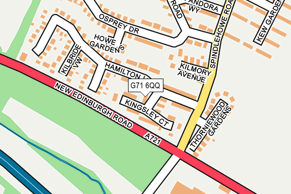 G71 6QQ map - OS OpenMap – Local (Ordnance Survey) G71 6QQ map - OS OpenMap – Local (Ordnance Survey)