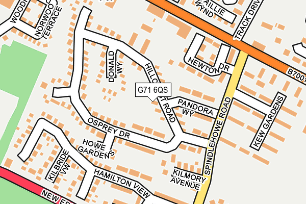 G71 6QS map - OS OpenMap – Local (Ordnance Survey) G71 6QS map - OS OpenMap – Local (Ordnance Survey)