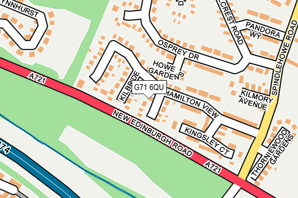 G71 6QU map - OS OpenMap – Local (Ordnance Survey) G71 6QU map - OS OpenMap – Local (Ordnance Survey)