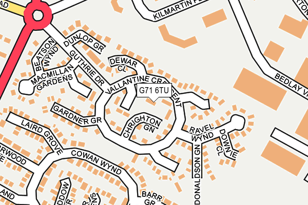 G71 6TU map - OS OpenMap – Local (Ordnance Survey) G71 6TU map - OS OpenMap – Local (Ordnance Survey)