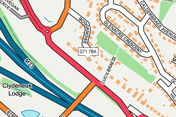 G71 7BA map - OS OpenMap – Local (Ordnance Survey) G71 7BA map - OS OpenMap – Local (Ordnance Survey)
