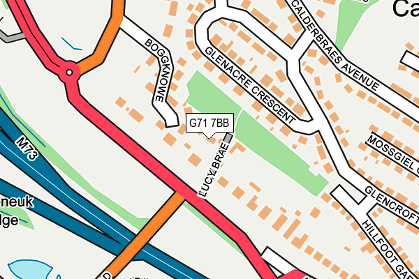 G71 7BB map - OS OpenMap – Local (Ordnance Survey) G71 7BB map - OS OpenMap – Local (Ordnance Survey)