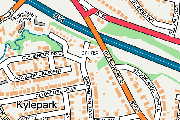 G71 7EX map - OS OpenMap – Local (Ordnance Survey) G71 7EX map - OS OpenMap – Local (Ordnance Survey)