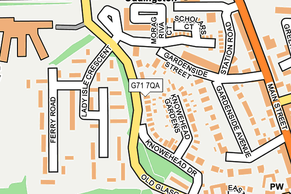 G71 7QA map - OS OpenMap – Local (Ordnance Survey) G71 7QA map - OS OpenMap – Local (Ordnance Survey)
