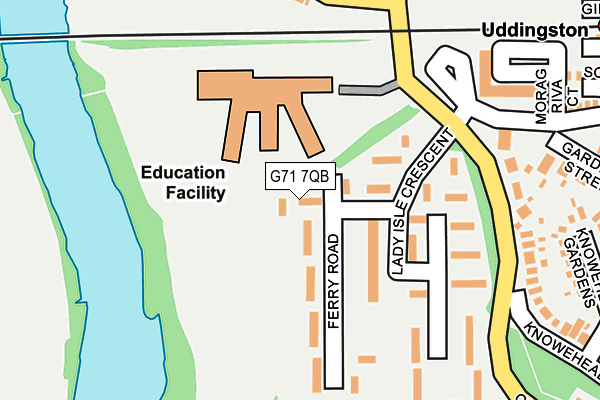 G71 7QB map - OS OpenMap – Local (Ordnance Survey) G71 7QB map - OS OpenMap – Local (Ordnance Survey)
