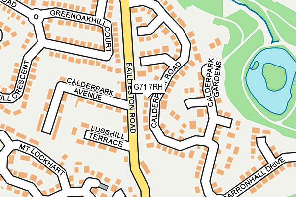 G71 7RH map - OS OpenMap – Local (Ordnance Survey) G71 7RH map - OS OpenMap – Local (Ordnance Survey)