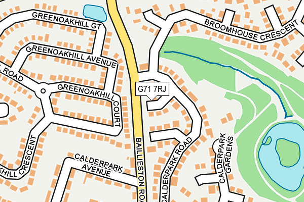 G71 7RJ map - OS OpenMap – Local (Ordnance Survey) G71 7RJ map - OS OpenMap – Local (Ordnance Survey)