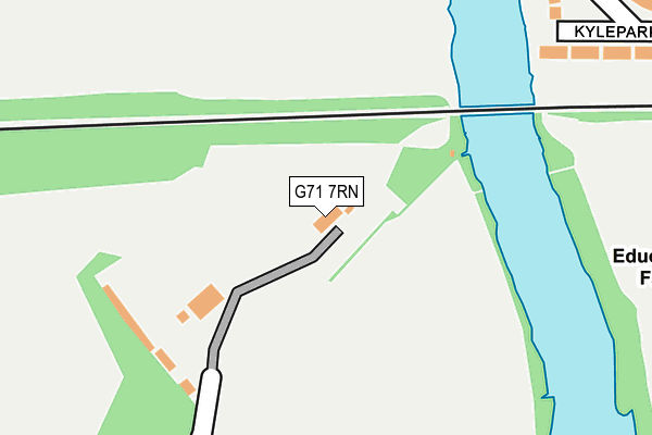 G71 7RN map - OS OpenMap – Local (Ordnance Survey) G71 7RN map - OS OpenMap – Local (Ordnance Survey)