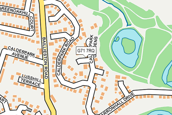 G71 7RQ map - OS OpenMap – Local (Ordnance Survey) G71 7RQ map - OS OpenMap – Local (Ordnance Survey)
