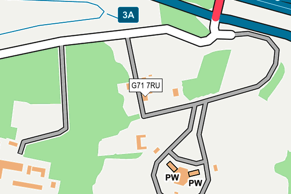 G71 7RU map - OS OpenMap – Local (Ordnance Survey) G71 7RU map - OS OpenMap – Local (Ordnance Survey)