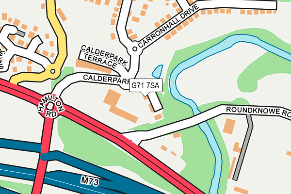G71 7SA map - OS OpenMap – Local (Ordnance Survey) G71 7SA map - OS OpenMap – Local (Ordnance Survey)