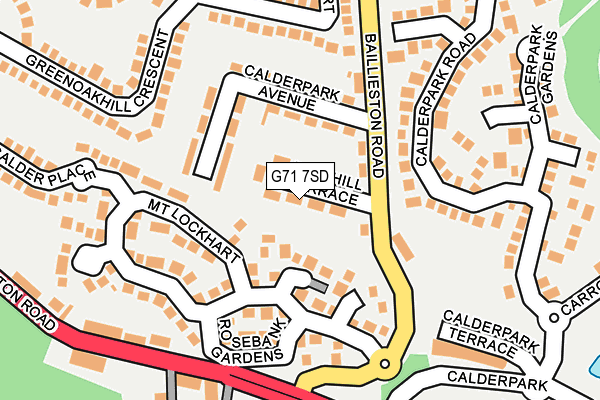 G71 7SD map - OS OpenMap – Local (Ordnance Survey) G71 7SD map - OS OpenMap – Local (Ordnance Survey)