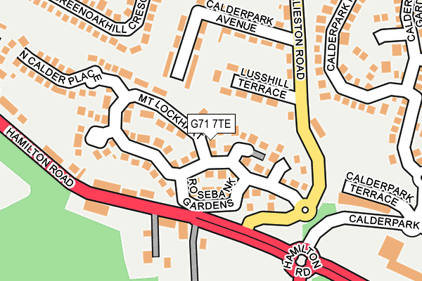 G71 7TE map - OS OpenMap – Local (Ordnance Survey) G71 7TE map - OS OpenMap – Local (Ordnance Survey)