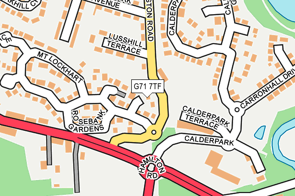 G71 7TF map - OS OpenMap – Local (Ordnance Survey) G71 7TF map - OS OpenMap – Local (Ordnance Survey)