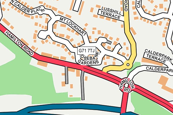 G71 7TJ map - OS OpenMap – Local (Ordnance Survey) G71 7TJ map - OS OpenMap – Local (Ordnance Survey)