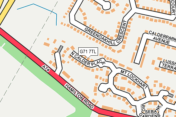 G71 7TL map - OS OpenMap – Local (Ordnance Survey) G71 7TL map - OS OpenMap – Local (Ordnance Survey)