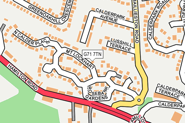 G71 7TN map - OS OpenMap – Local (Ordnance Survey) G71 7TN map - OS OpenMap – Local (Ordnance Survey)
