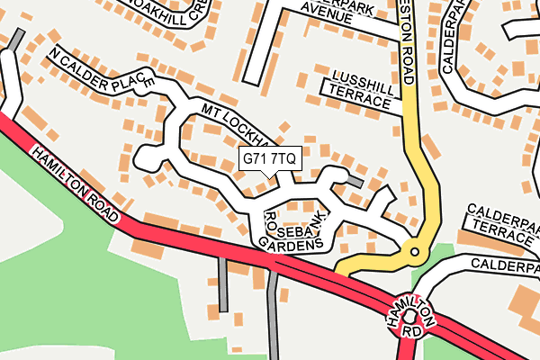 G71 7TQ map - OS OpenMap – Local (Ordnance Survey) G71 7TQ map - OS OpenMap – Local (Ordnance Survey)