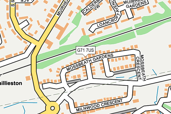 G71 7US map - OS OpenMap – Local (Ordnance Survey) G71 7US map - OS OpenMap – Local (Ordnance Survey)