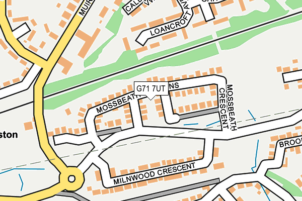 G71 7UT map - OS OpenMap – Local (Ordnance Survey) G71 7UT map - OS OpenMap – Local (Ordnance Survey)