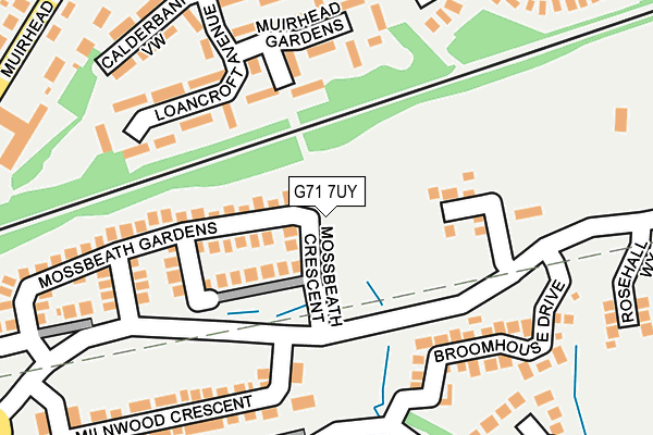 G71 7UY map - OS OpenMap – Local (Ordnance Survey) G71 7UY map - OS OpenMap – Local (Ordnance Survey)