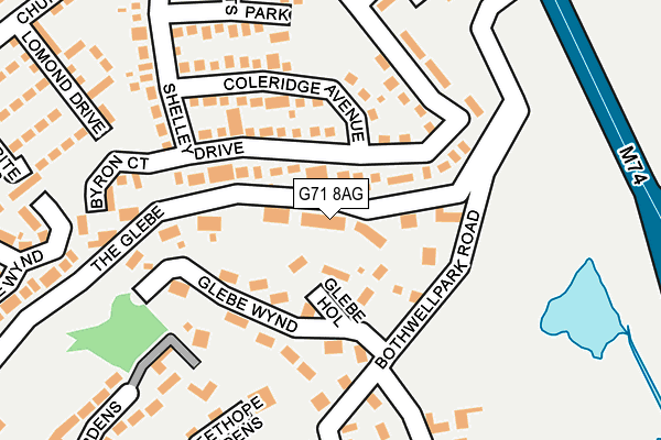 G71 8AG map - OS OpenMap – Local (Ordnance Survey) G71 8AG map - OS OpenMap – Local (Ordnance Survey)