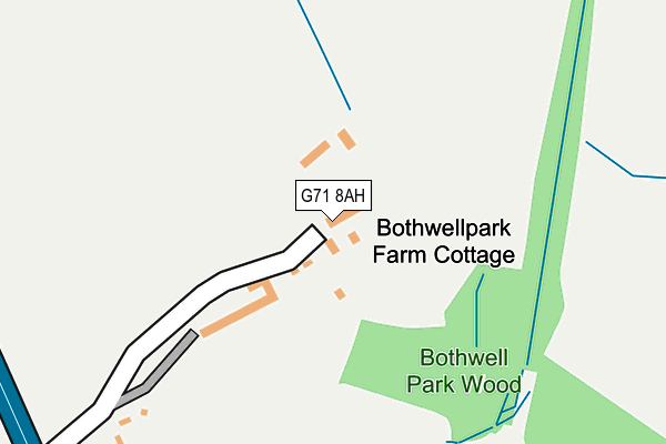G71 8AH map - OS OpenMap – Local (Ordnance Survey) G71 8AH map - OS OpenMap – Local (Ordnance Survey)