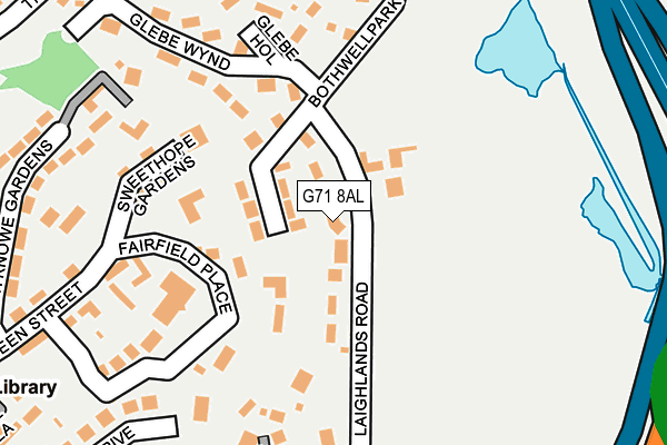 G71 8AL map - OS OpenMap – Local (Ordnance Survey) G71 8AL map - OS OpenMap – Local (Ordnance Survey)