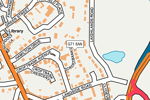 G71 8AN map - OS OpenMap – Local (Ordnance Survey) G71 8AN map - OS OpenMap – Local (Ordnance Survey)