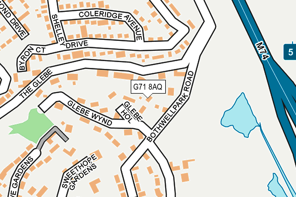 G71 8AQ map - OS OpenMap – Local (Ordnance Survey) G71 8AQ map - OS OpenMap – Local (Ordnance Survey)