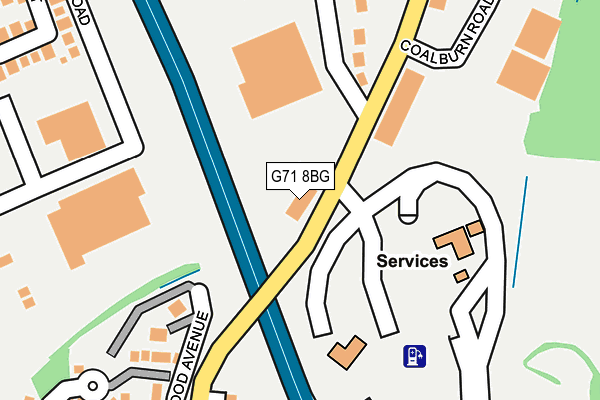 G71 8BG map - OS OpenMap – Local (Ordnance Survey) G71 8BG map - OS OpenMap – Local (Ordnance Survey)
