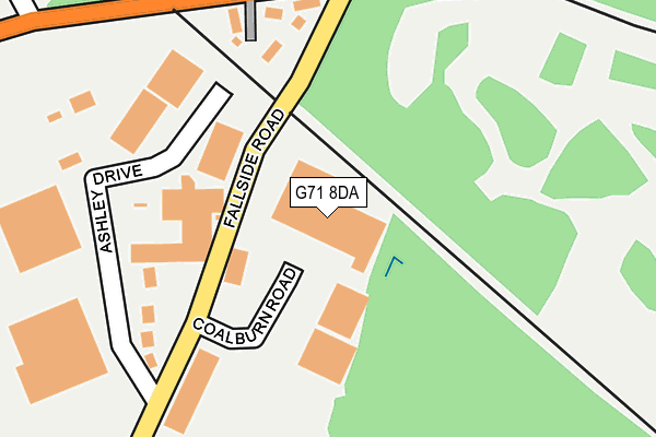 G71 8DA map - OS OpenMap – Local (Ordnance Survey) G71 8DA map - OS OpenMap – Local (Ordnance Survey)