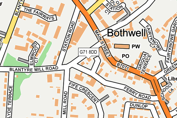 G71 8DD map - OS OpenMap – Local (Ordnance Survey) G71 8DD map - OS OpenMap – Local (Ordnance Survey)