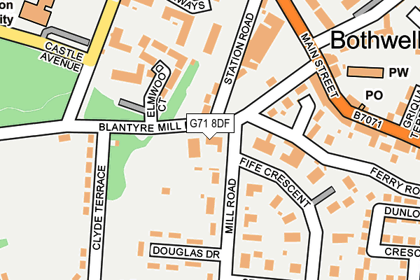 G71 8DF map - OS OpenMap – Local (Ordnance Survey) G71 8DF map - OS OpenMap – Local (Ordnance Survey)