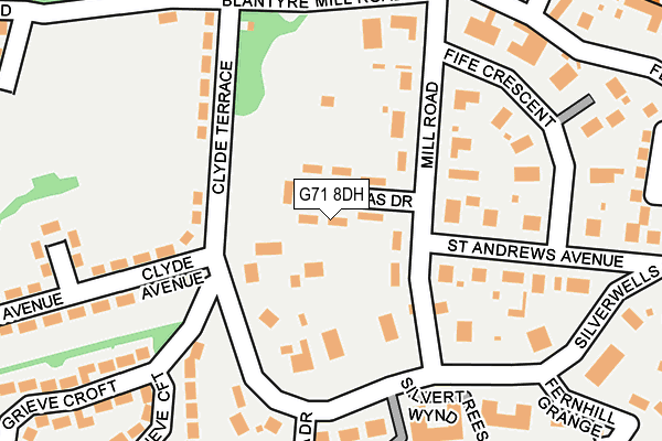 G71 8DH map - OS OpenMap – Local (Ordnance Survey) G71 8DH map - OS OpenMap – Local (Ordnance Survey)