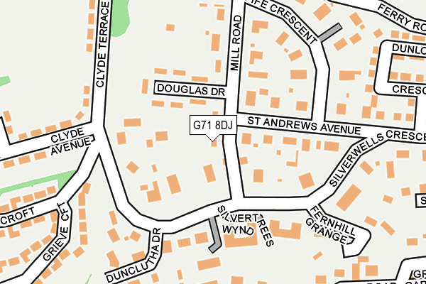 G71 8DJ map - OS OpenMap – Local (Ordnance Survey) G71 8DJ map - OS OpenMap – Local (Ordnance Survey)