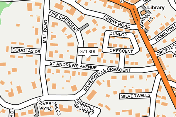 G71 8DL map - OS OpenMap – Local (Ordnance Survey) G71 8DL map - OS OpenMap – Local (Ordnance Survey)