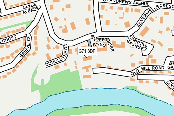 G71 8DP map - OS OpenMap – Local (Ordnance Survey) G71 8DP map - OS OpenMap – Local (Ordnance Survey)