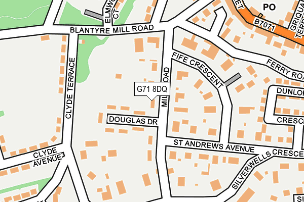 G71 8DQ map - OS OpenMap – Local (Ordnance Survey) G71 8DQ map - OS OpenMap – Local (Ordnance Survey)