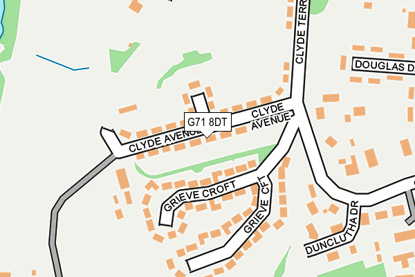 G71 8DT map - OS OpenMap – Local (Ordnance Survey) G71 8DT map - OS OpenMap – Local (Ordnance Survey)