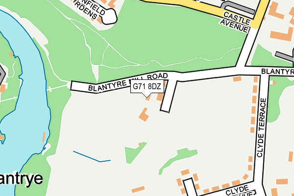 G71 8DZ map - OS OpenMap – Local (Ordnance Survey) G71 8DZ map - OS OpenMap – Local (Ordnance Survey)