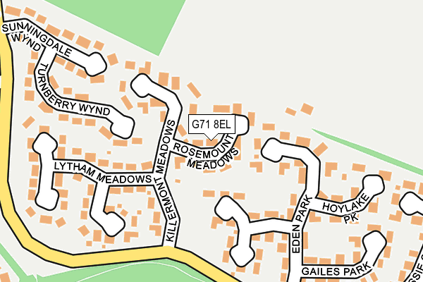 G71 8EL map - OS OpenMap – Local (Ordnance Survey) G71 8EL map - OS OpenMap – Local (Ordnance Survey)