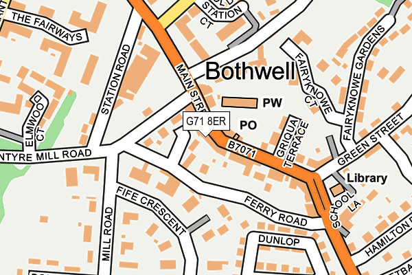 G71 8ER map - OS OpenMap – Local (Ordnance Survey) G71 8ER map - OS OpenMap – Local (Ordnance Survey)